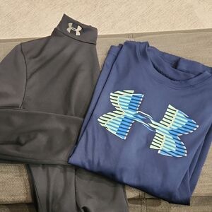 Under Armour Black and Blue Activewear Set